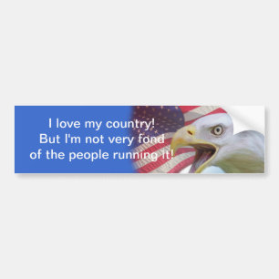 Ik hou van mijn land bumpersticker
