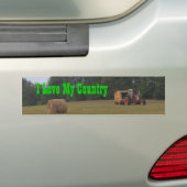 Ik hou van mijn land bumpersticker (Op auto)