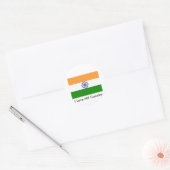 Ik hou van MIJN land India Ronde Sticker (Envelop)