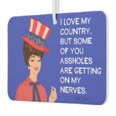 Ik hou van mijn land, maar sommigen van jullie kri luchtverfrisser (Links)