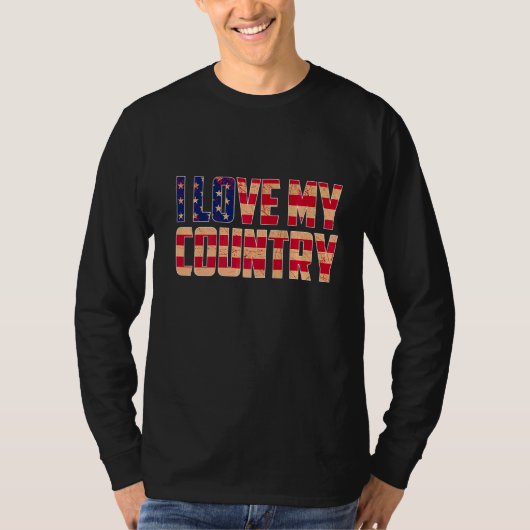 Ik hou van mijn land t-shirt (Voorkant)