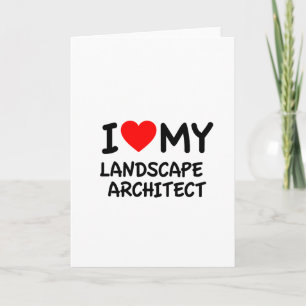 Ik hou van mijn landschapsarchitect kaart