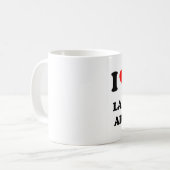 Ik hou van mijn landschapsarchitect koffiemok (Voorkant links)