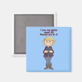 Ik hou van mijn laptop... magneet (Voorkant / Achterkant)