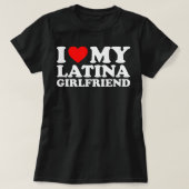 Ik hou van mijn Latina Vriendin T-shirt (Design voorkant)