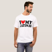 ik hou van mijn latinas t-shirt (Voorkant volledig)