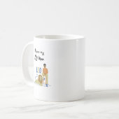 Ik hou van mijn Leo Man Koffiemok (Voorkant links)