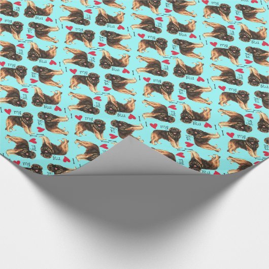 Ik hou van mijn Leonberger Cadeaupapier (Hoek)