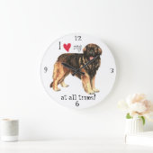 Ik hou van mijn Leonberger Grote Klok (Huis)
