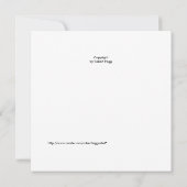 "Ik hou van mijn leraar" waarderingspostkaart (Achterkant)