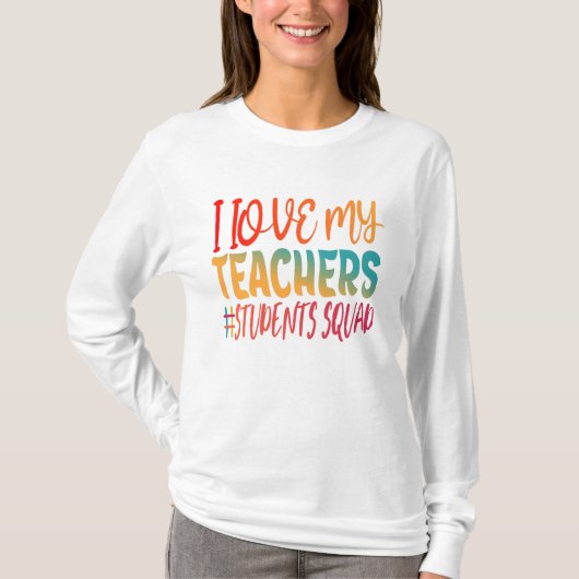 IK HOU VAN MIJN LEREN. T-SHIRT (Voorkant)