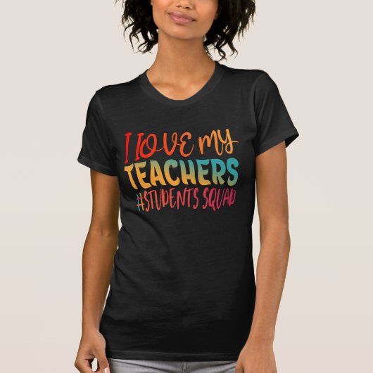 IK HOU VAN MIJN LEREN. T-SHIRT (Voorkant)