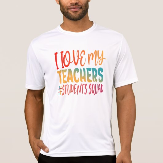 IK HOU VAN MIJN LEREN. T-SHIRT (Voorkant)