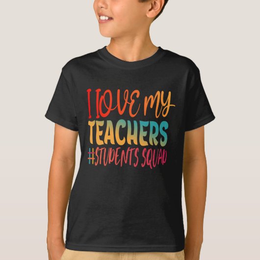 IK HOU VAN MIJN LEREN. T-SHIRT (Voorkant)