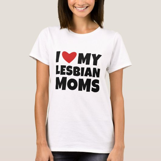 Ik hou van mijn lesbiennes t-shirt (Voorkant)