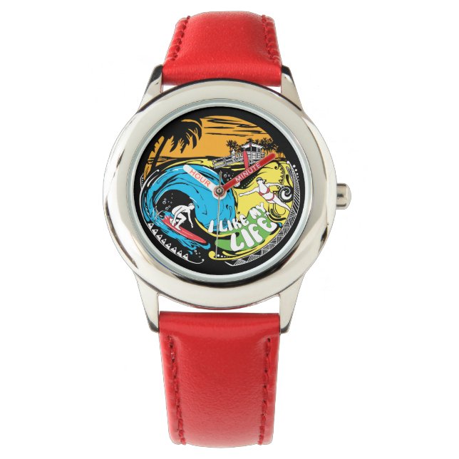 "Ik hou van MIJN leven" bij de strandwacht Horloge (Voorkant)