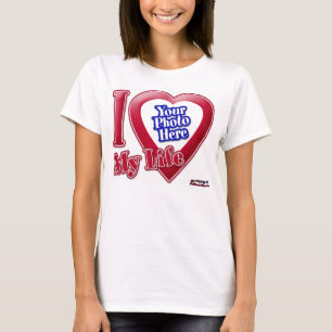 Ik hou van mijn leven - Foto T-shirt