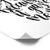 Ik hou van mijn leven omdat het me jouw Poster gaf (Hoek)