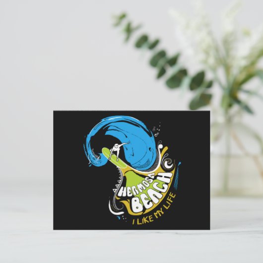 "Ik hou van mijn leven" oorspronkelijk briefkaart (Staand voorkant)