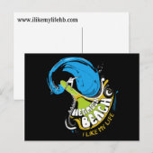 "Ik hou van mijn leven" oorspronkelijk briefkaart (Voorkant / Achterkant)