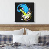 "Ik hou van mijn leven" origineel Canvas Afdruk (Insitu (Slaapkamer))