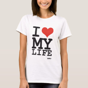 ik hou van mijn leven t-shirt