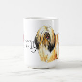 Ik hou van mijn Lhasa Apso Koffiemok (Center)