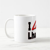 Ik hou van mijn Lhasa Apso Koffiemok (Links)