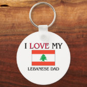 Ik hou van mijn Libanese vader Sleutelhanger (Voorkant)