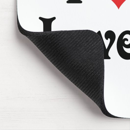 Ik hou van mijn liefdesbuik muismat (Hoek)