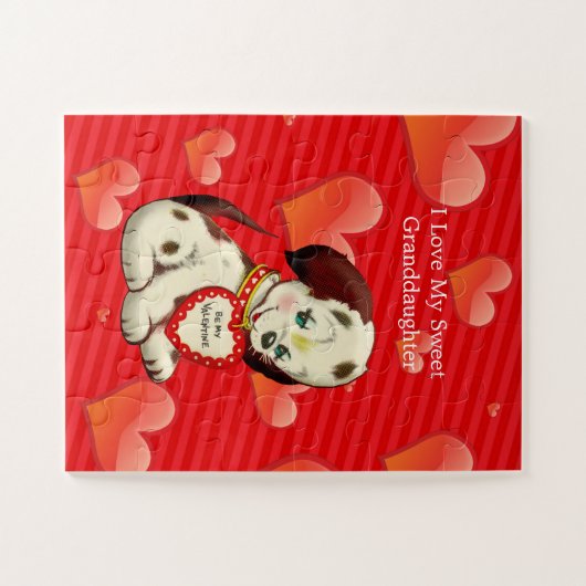 Ik hou van mijn lieve kleindochter...Gefeliciteerd Legpuzzel (Horizontaal)