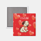 Ik hou van mijn lieve kleindochter, magneet (Voorkant / Achterkant)