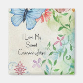 Ik hou van mijn lieve kleindochter, mooi ontwerp magneet (Voorkant)