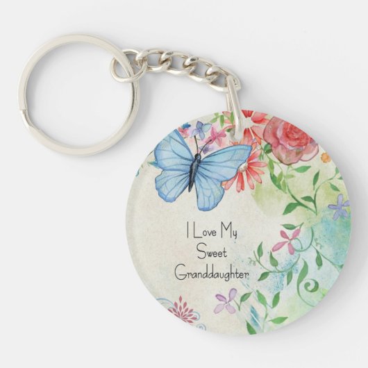 Ik hou van mijn lieve kleindochter  sleutelhanger (Voorkant)