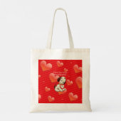 Ik hou van mijn lieve kleindochter...Valentijn wen Tote Bag (Achterkant)