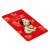 Ik hou van mijn lieve kleindochter...Valentijnswen Magneet (Rechterzijde)