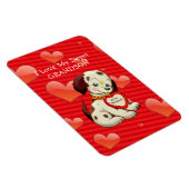 Ik hou van mijn lieve kleinkind...Valentijnswensen Magneet (Rechterzijde)