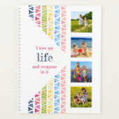 Ik hou van mijn Life Foto Collage - Kleurrijke Wat Planner (Voorkant)