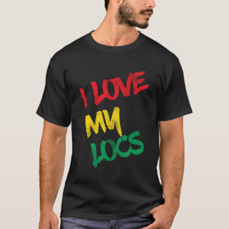 Ik hou van mijn Lock Natural Hair T-shirt