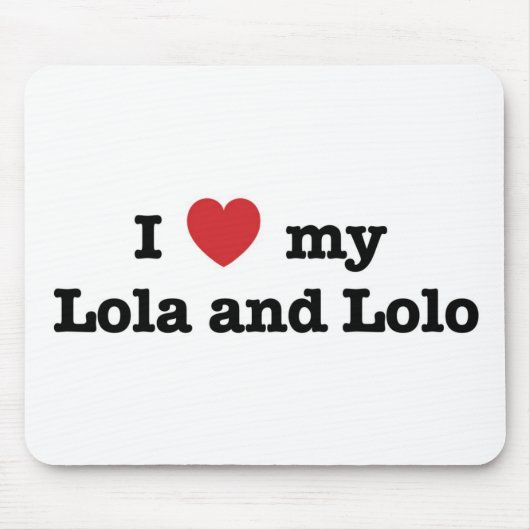 Ik hou van mijn Lola en Lolo Muismat (Voorkant)