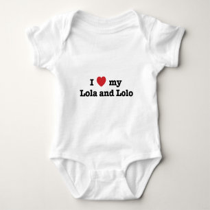 Ik hou van mijn Lola en Lolo Romper