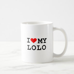 Ik hou van mijn lolo. Het is leuker in de Filipijn Koffiemok