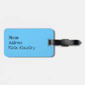 Ik hou van mijn Longhaire Dachshund Bagagelabel (Achterkant horizontaal)