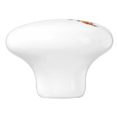 Ik hou van mijn Longhaire Dachshund Keramische Knop (Zijkant)