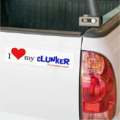 Ik hou van mijn longkanker - 1 bumpersticker (Op Truck)