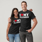 Ik hou van mijn loodgieter t-shirt (Unisex)