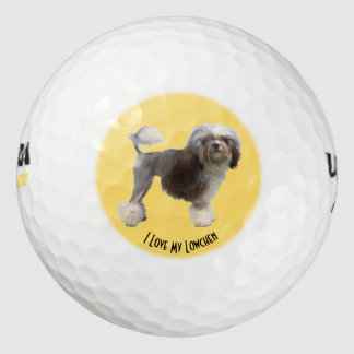 Ik hou van mijn Lowchen Golfballen