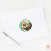 Ik hou van mijn Lowchen Ronde Sticker (Envelop)