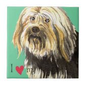 Ik hou van mijn Lowchen Tegeltje (Voorkant)
