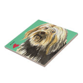 Ik hou van mijn Lowchen Tegeltje (Zijkant)